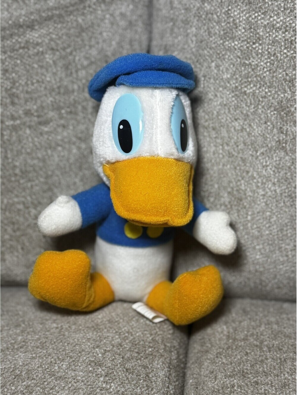 Vintage DONALD DUCK 9" Plush Stuffed Toy Doll MICKEY'S CHRISTMAS CAROL Disney